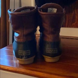 Sperry “duck boots”